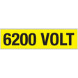 Warnschilder für die Spannungskennzeichnung - 6200 VOLT
