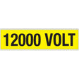 Warnschilder für die Spannungskennzeichnung - 12000 VOLT