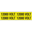 Warnschilder für die Spannungskennzeichnung - 12000 VOLT