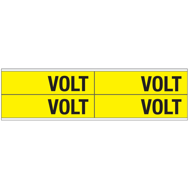 Warnschilder für die Spannungskennzeichnung - VOLT