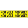 Warnschilder für die Spannungskennzeichnung - 400 VOLT