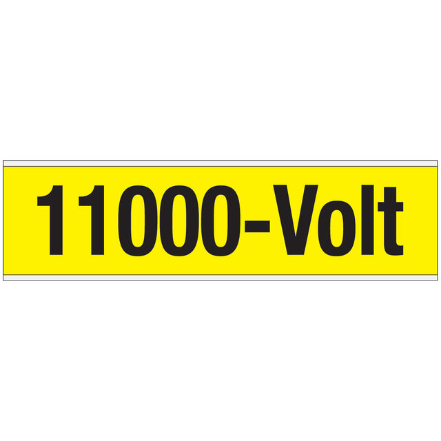 Warnschilder für die Spannungskennzeichnung - 11000-Volt