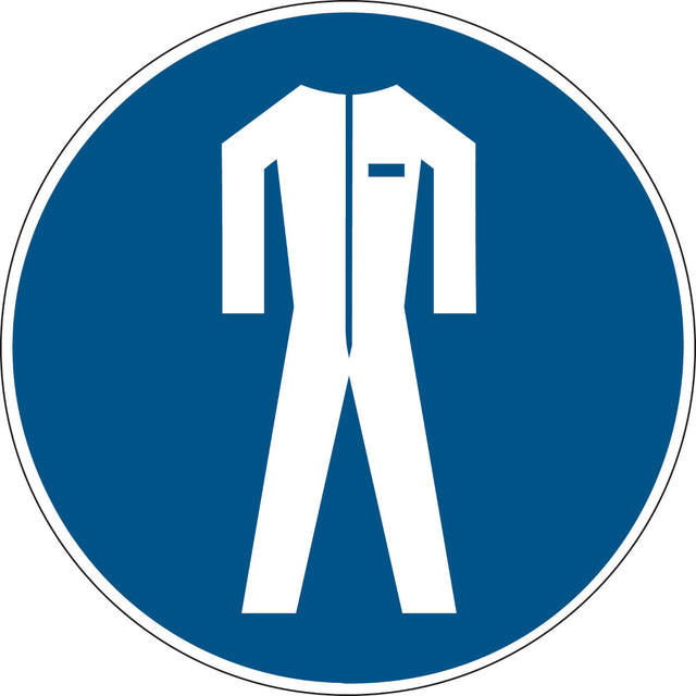 Gebotsschilder - Schutzkleidung benutzen