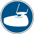 Gebotsschilder - Überschuhe benutzen