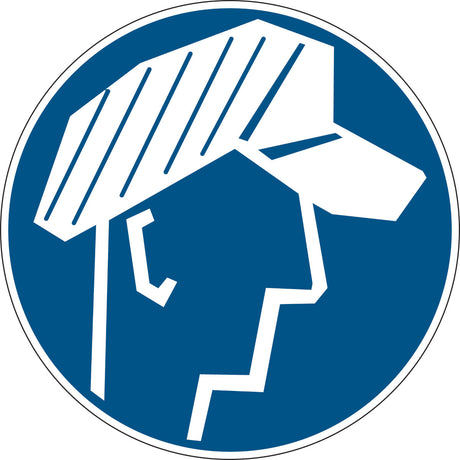 Gebotsschilder - Schutzhaube benutzen