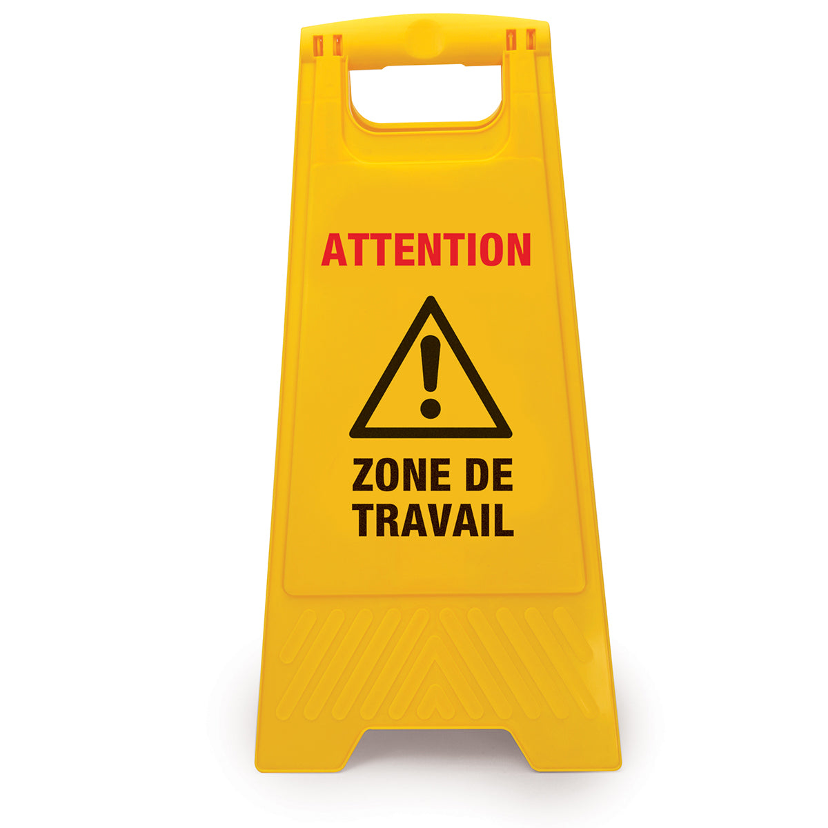 Panneaux sur pieds - Brady Floor - ATTENTION ZONE DE TRAVAIL (product francophone)