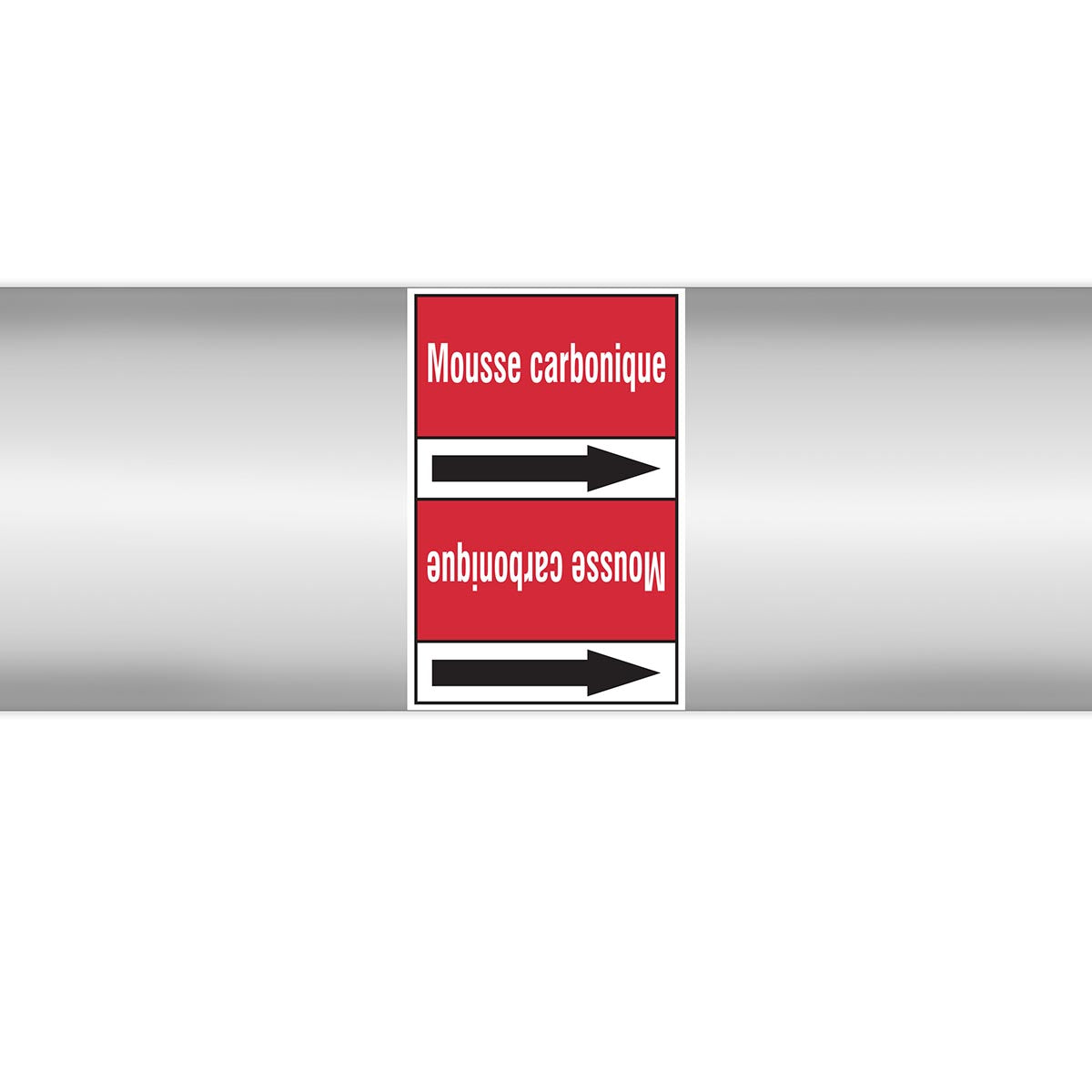 Marqueurs en rouleau continu, sans pictogramme - Mousse carbonique (product francophone)