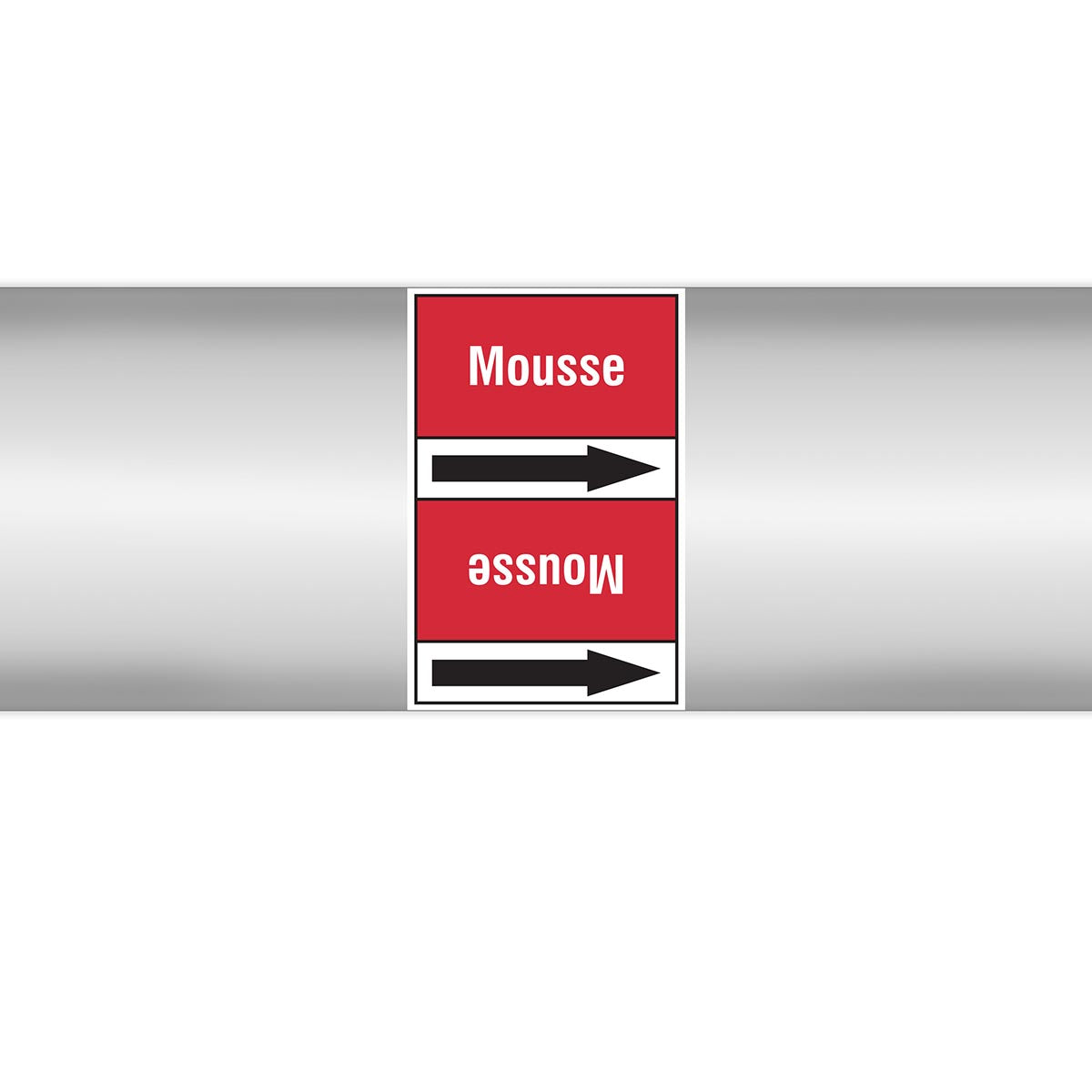 Marqueurs en rouleau continu, sans pictogramme - Mousse (product francophone)