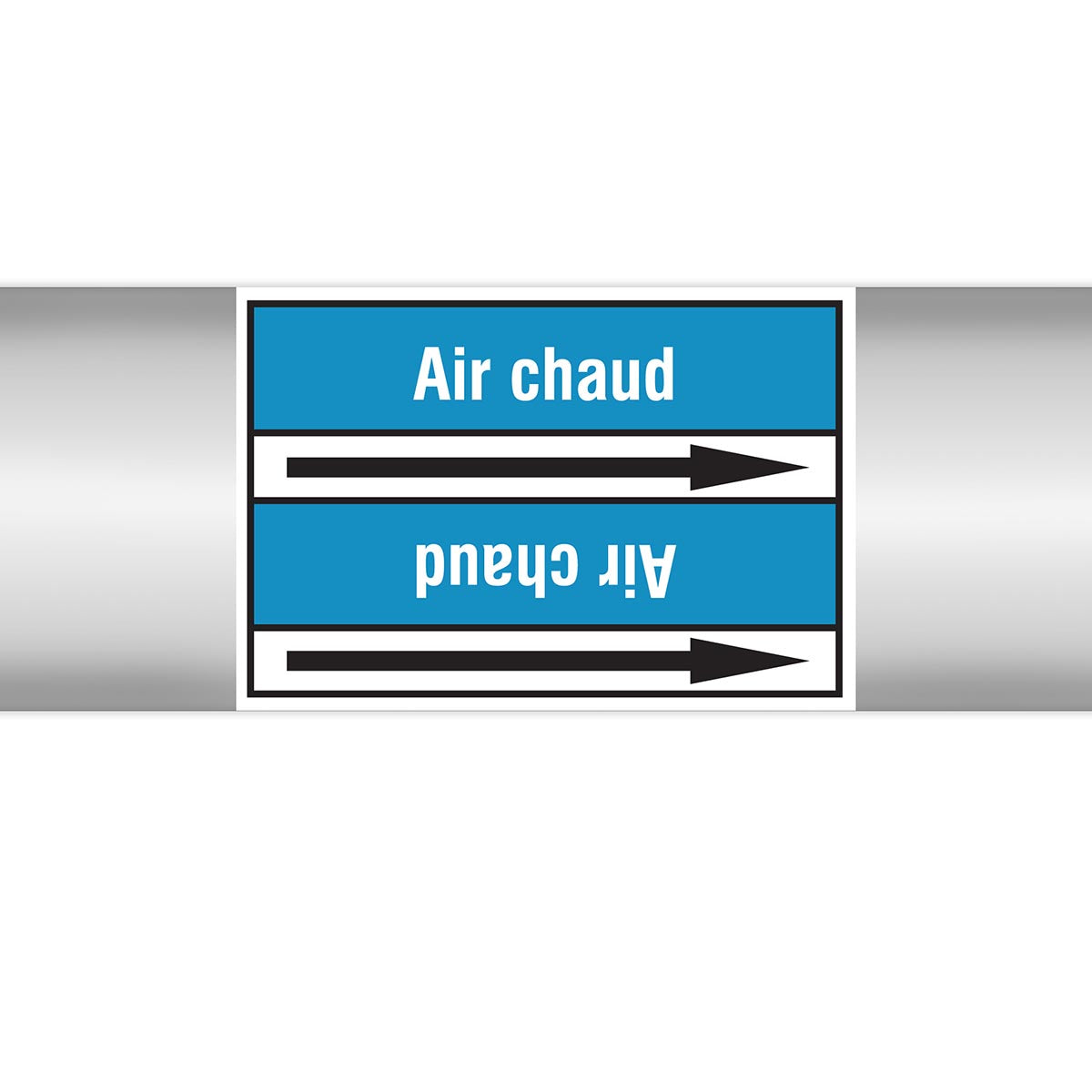 Marqueurs en rouleau continu, sans pictogramme - Air chaud (product francophone)