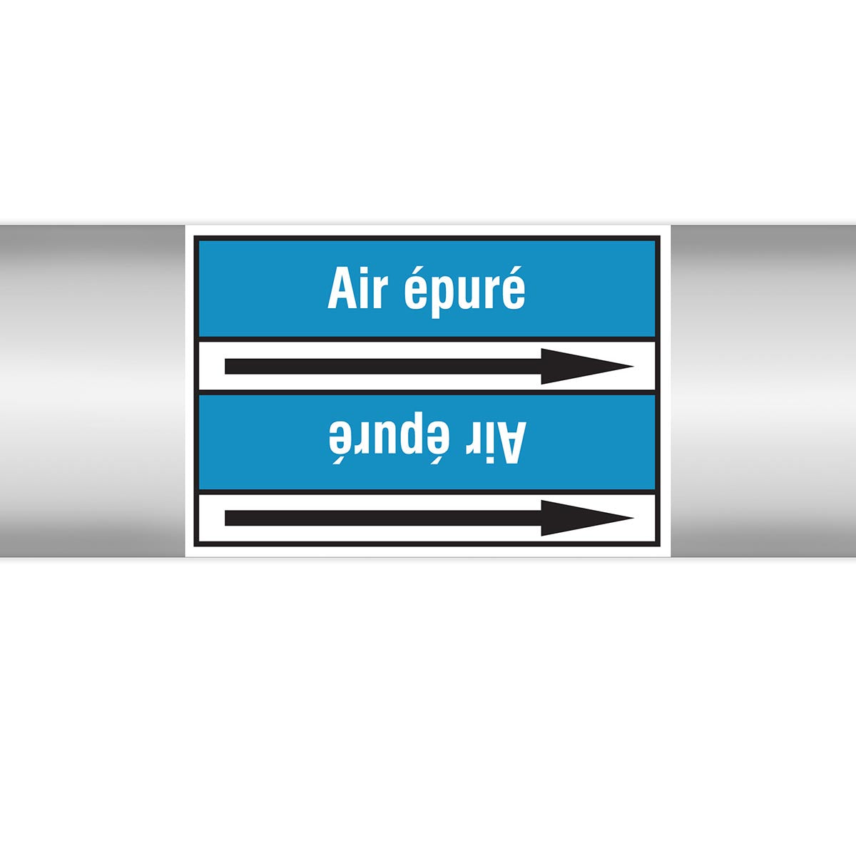Marqueurs en rouleau continu, sans pictogramme - Air épuré (produit francophone)