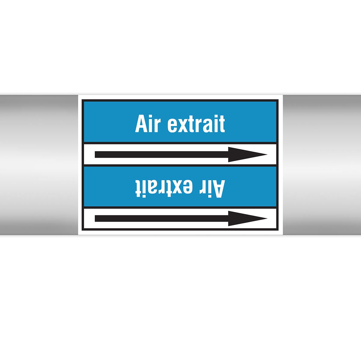Marqueurs en rouleau continu, sans pictogramme - Air extrait (product francophone)