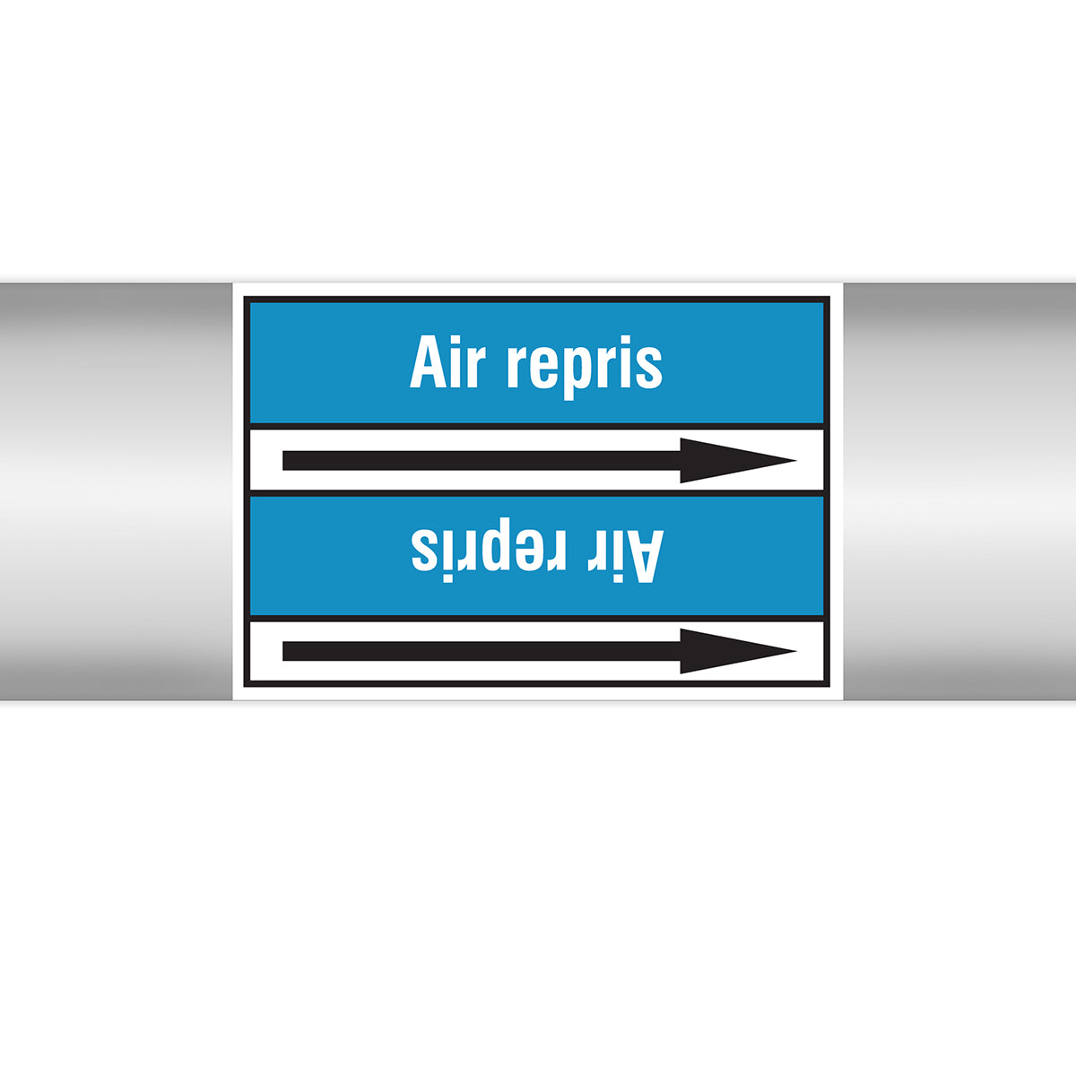 Marqueurs en rouleau continu, sans pictogramme - Air repris (product francophone)