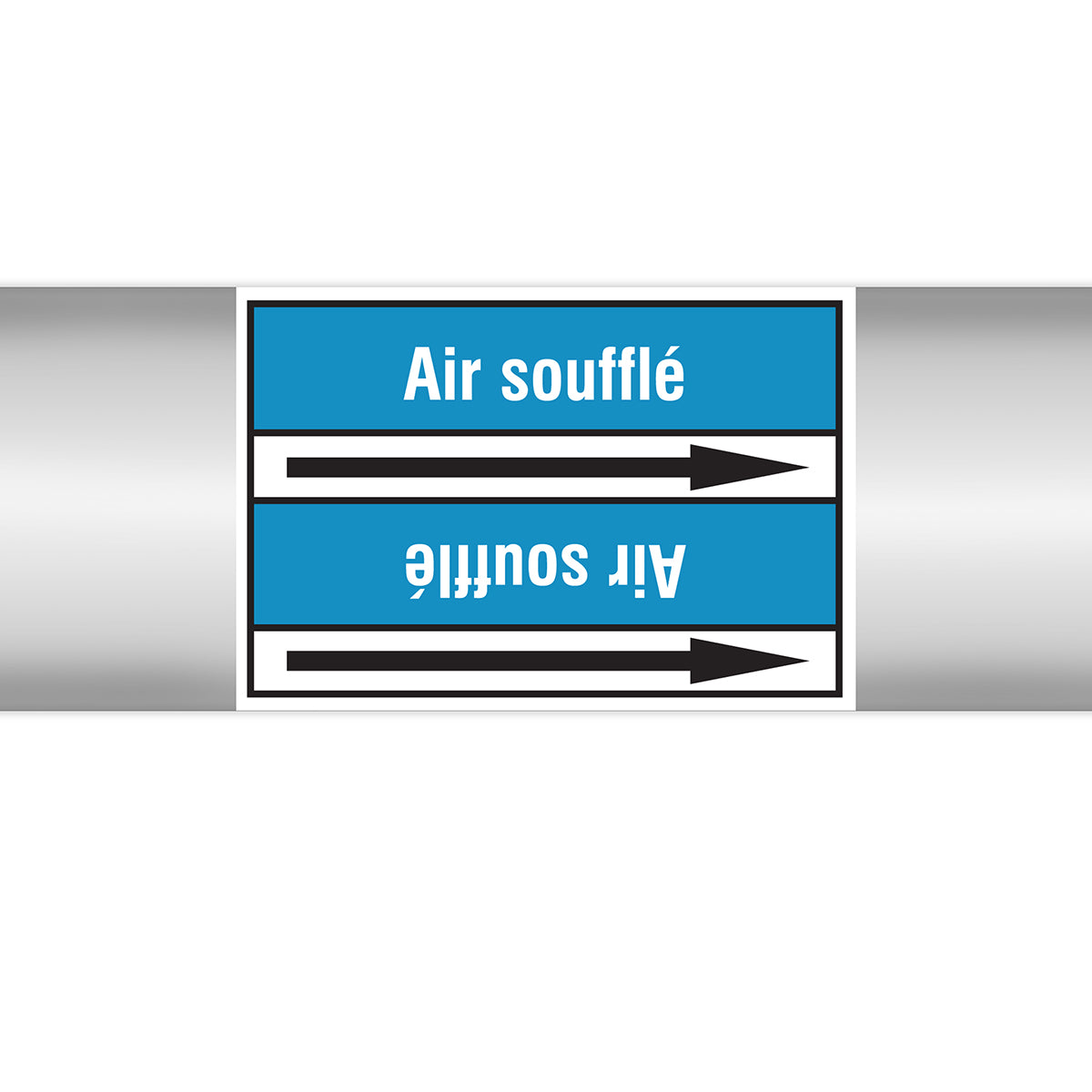 Marqueurs en rouleau continu, sans pictogramme - Air soufflé (produit francophone)