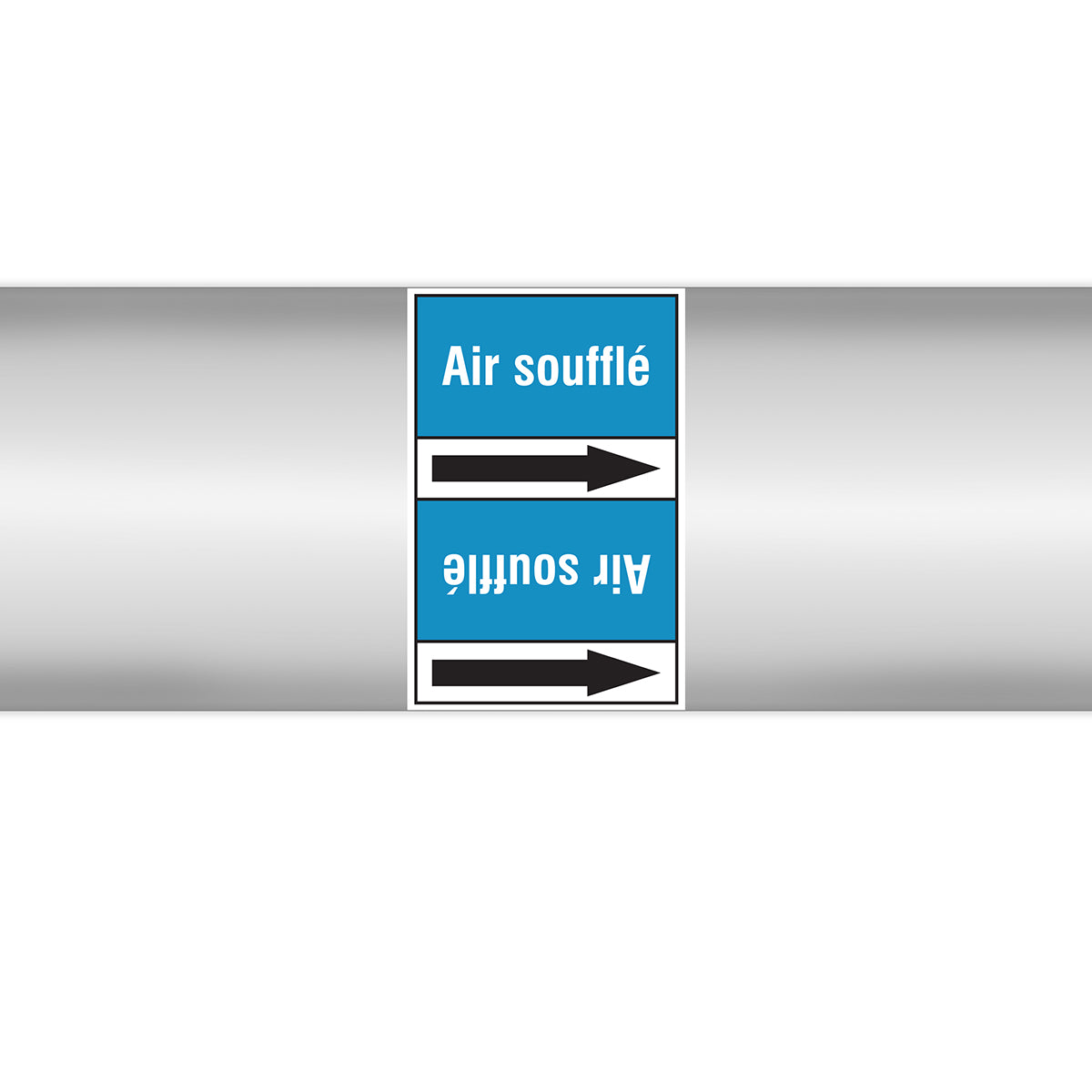 Marqueurs en rouleau continu, sans pictogramme - Air soufflé (produit francophone)