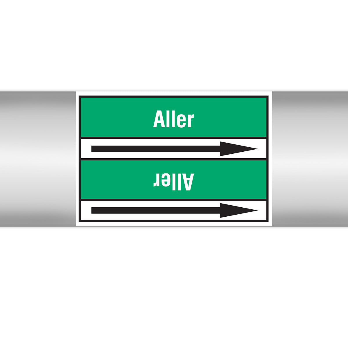 Marqueurs en rouleau continu, sans pictogramme - Aller (product francophone)