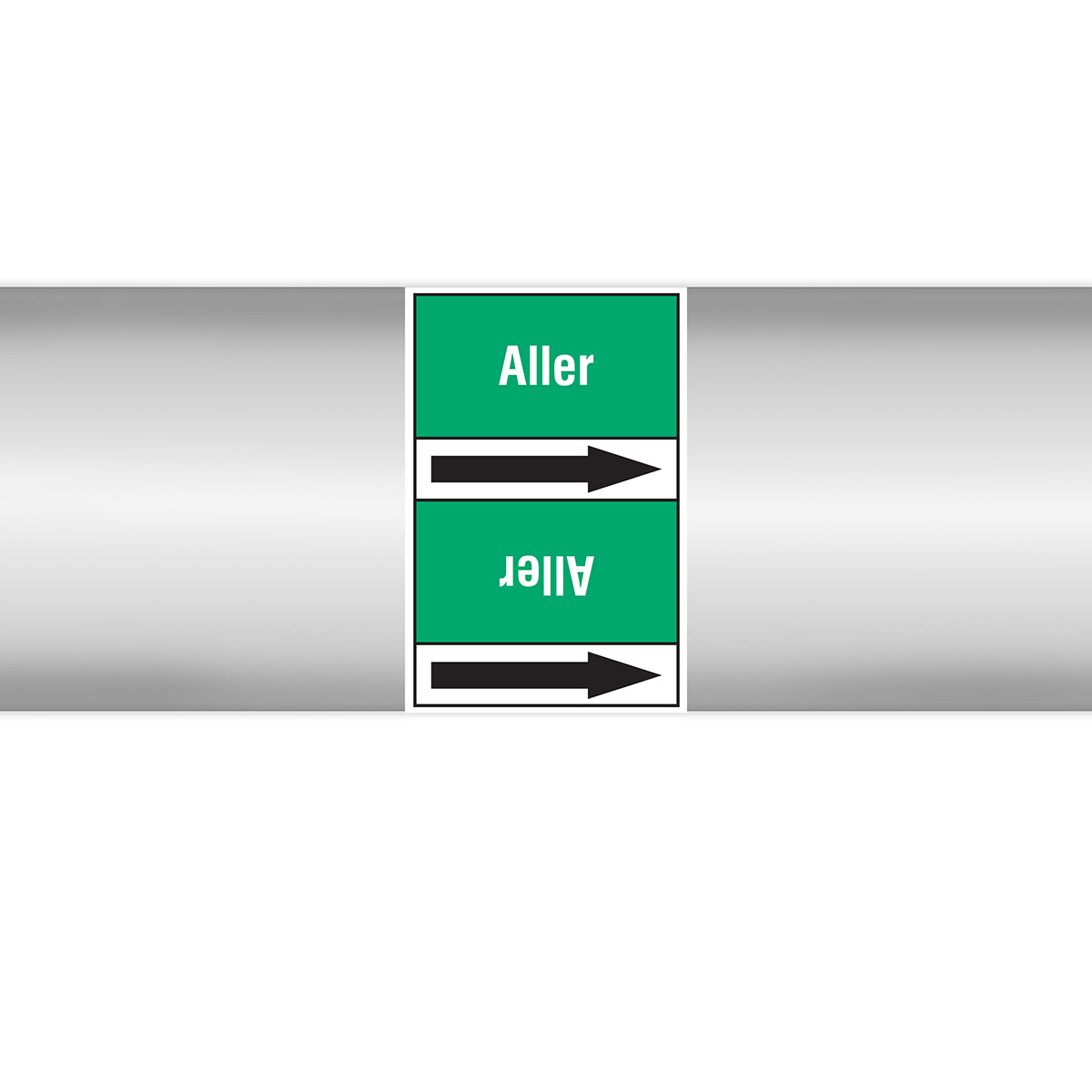 Marqueurs en rouleau continu, sans pictogramme - Aller (product francophone)