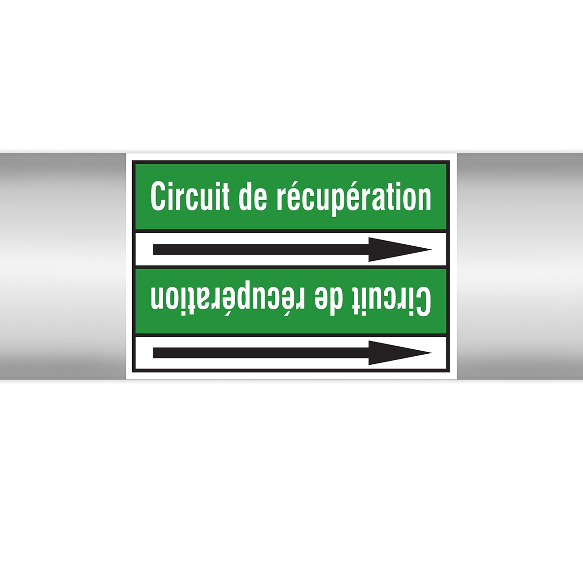 Marqueurs en rouleau continu, sans pictogramme - Circuit de récupération (produit francophone)