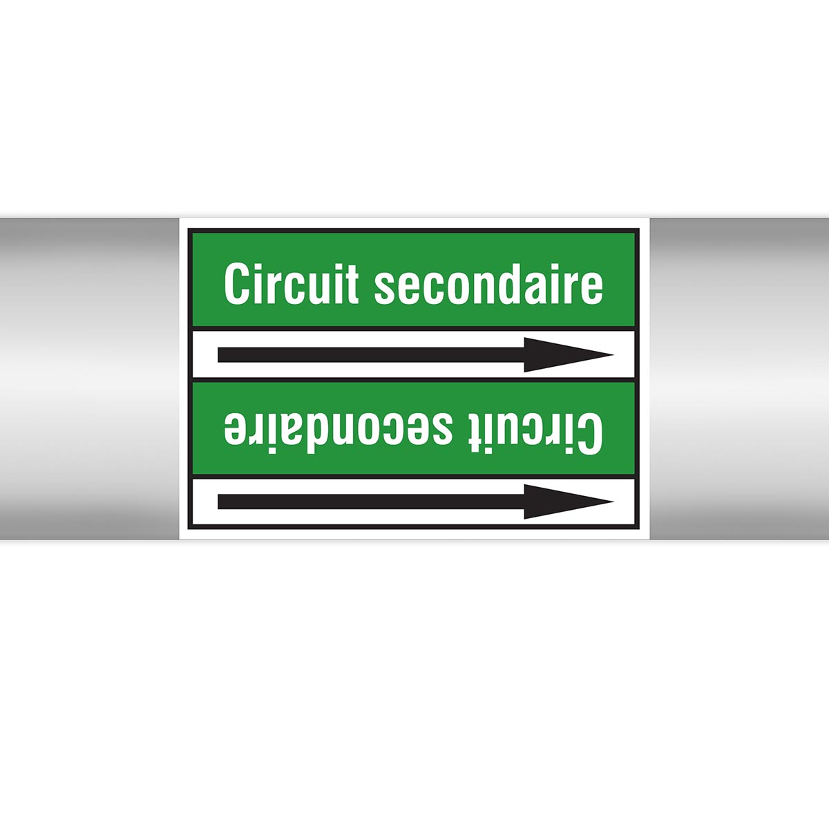Marqueurs en rouleau continu, sans pictogramme - Circuit secondaire (product francophone)