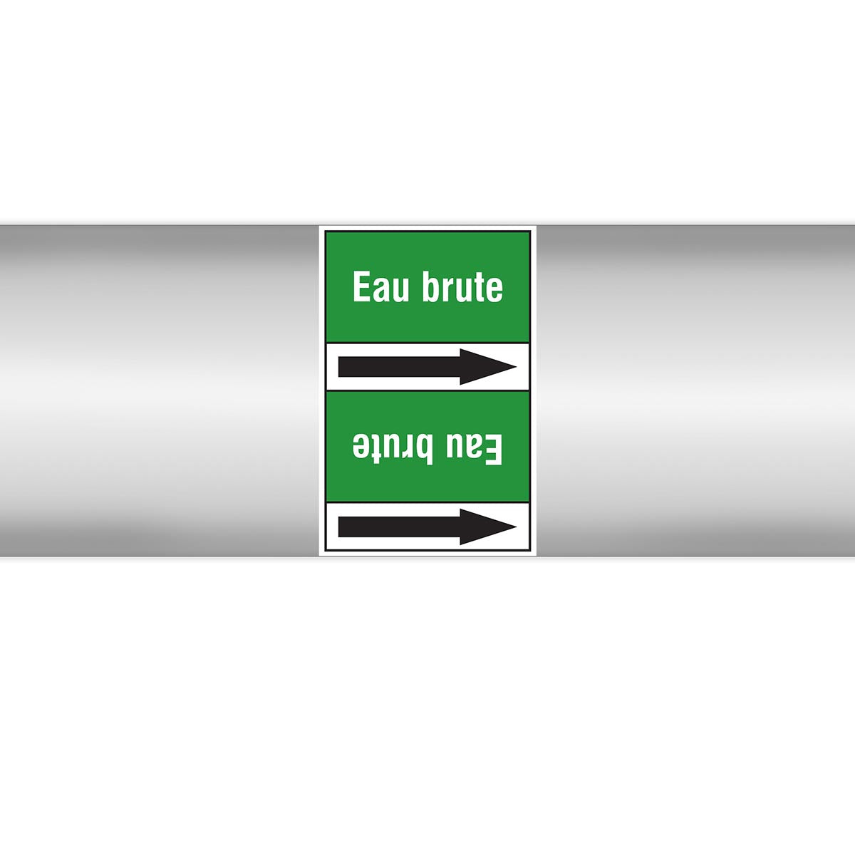 Marqueurs en rouleau continu, sans pictogramme - Eau brute (product francophone)