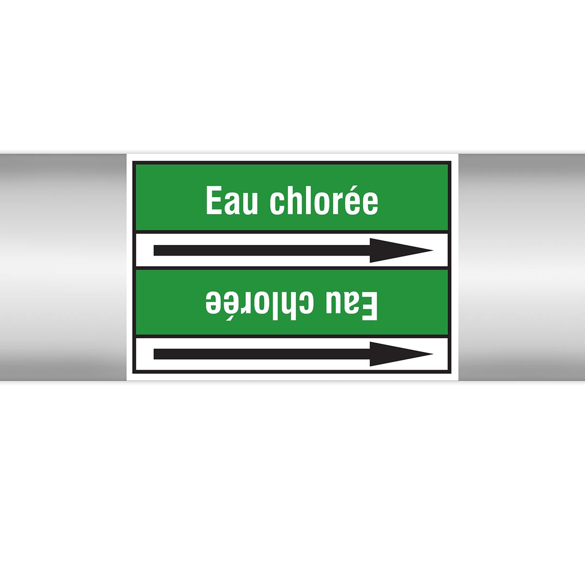 Marqueurs en rouleau continu, sans pictogramme - Eau chlorée (produit francophone)