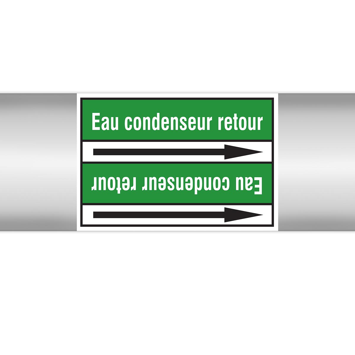 Marqueurs en rouleau continu, sans pictogramme - Eau condenseur retour (produit francophone)