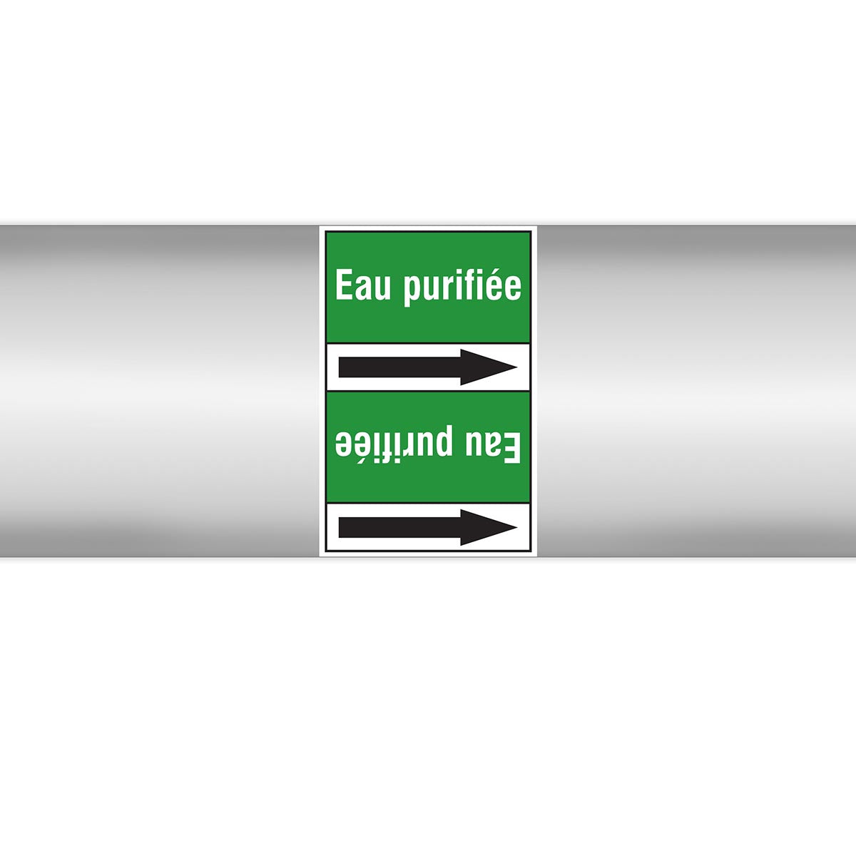 Marqueurs en rouleau continu, sans pictogramme - Eau purifiée (produit francophone)