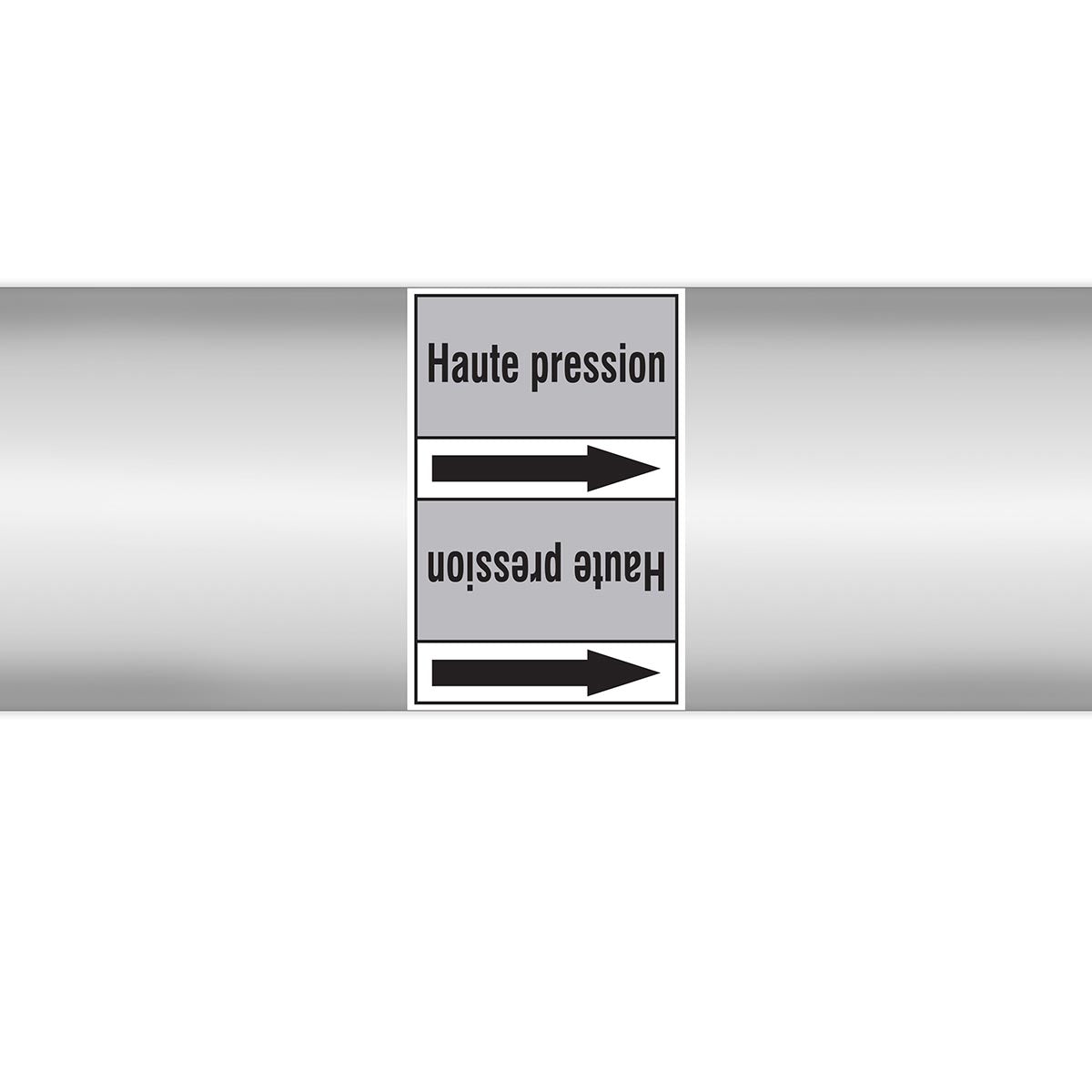 Marqueurs en rouleau continu, sans pictogramme - Haute pression (product francophone)