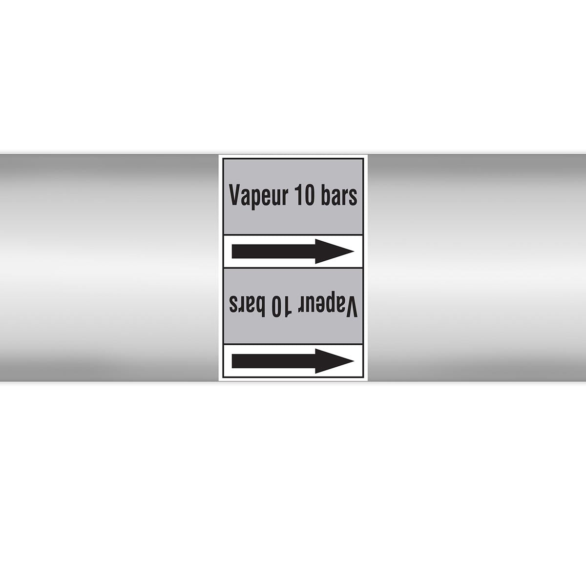 Marqueurs en rouleau continu, sans pictogramme - Vapeur 10 bars (product francophone)