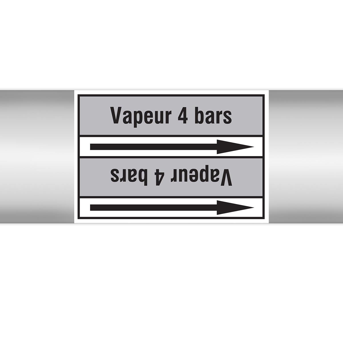 Marqueurs en rouleau continu, sans pictogramme - Vapeur 4 bars (produit francophone)