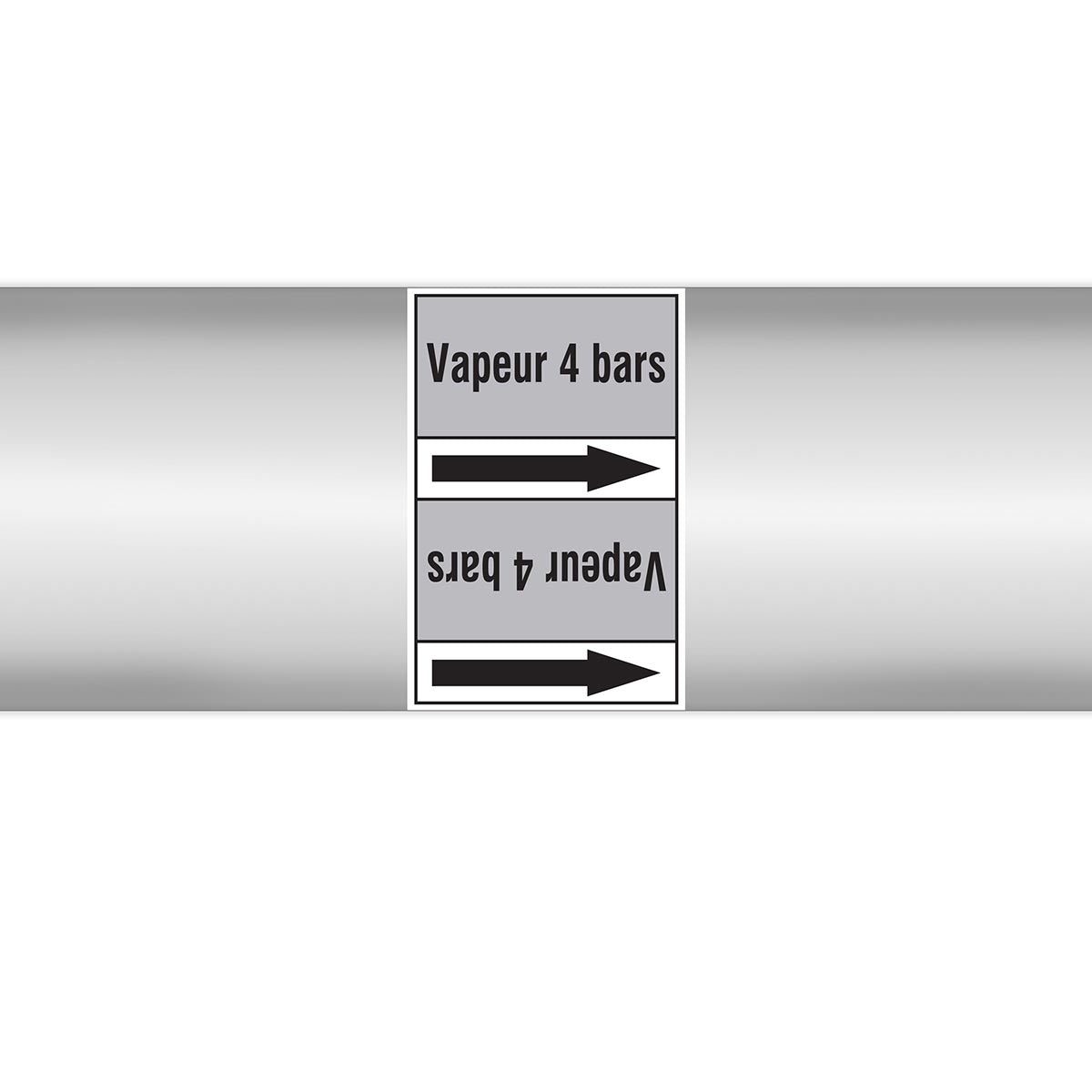 Marqueurs en rouleau continu, sans pictogramme - Vapeur 4 bars (produit francophone)