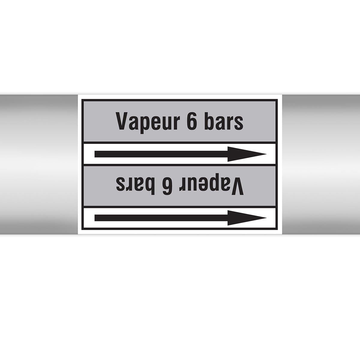 Marqueurs en rouleau continu, sans pictogramme - Vapeur 6 bars (produit francophone)