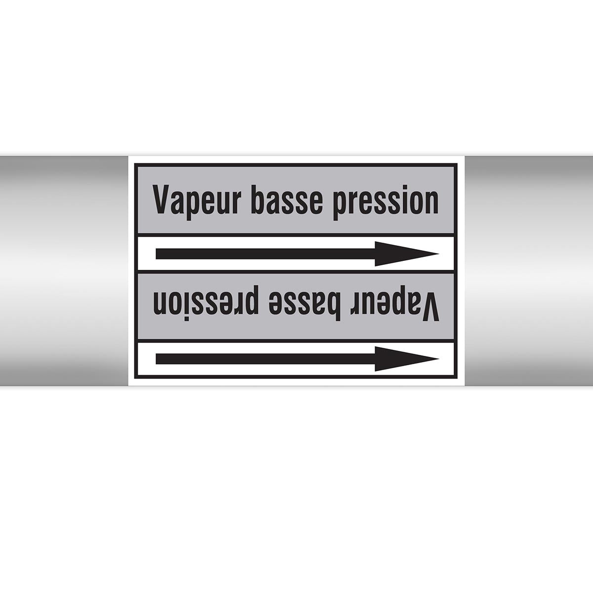 Marqueurs en rouleau continu, sans pictogramme - Vapeur basse pression (produit francophone)