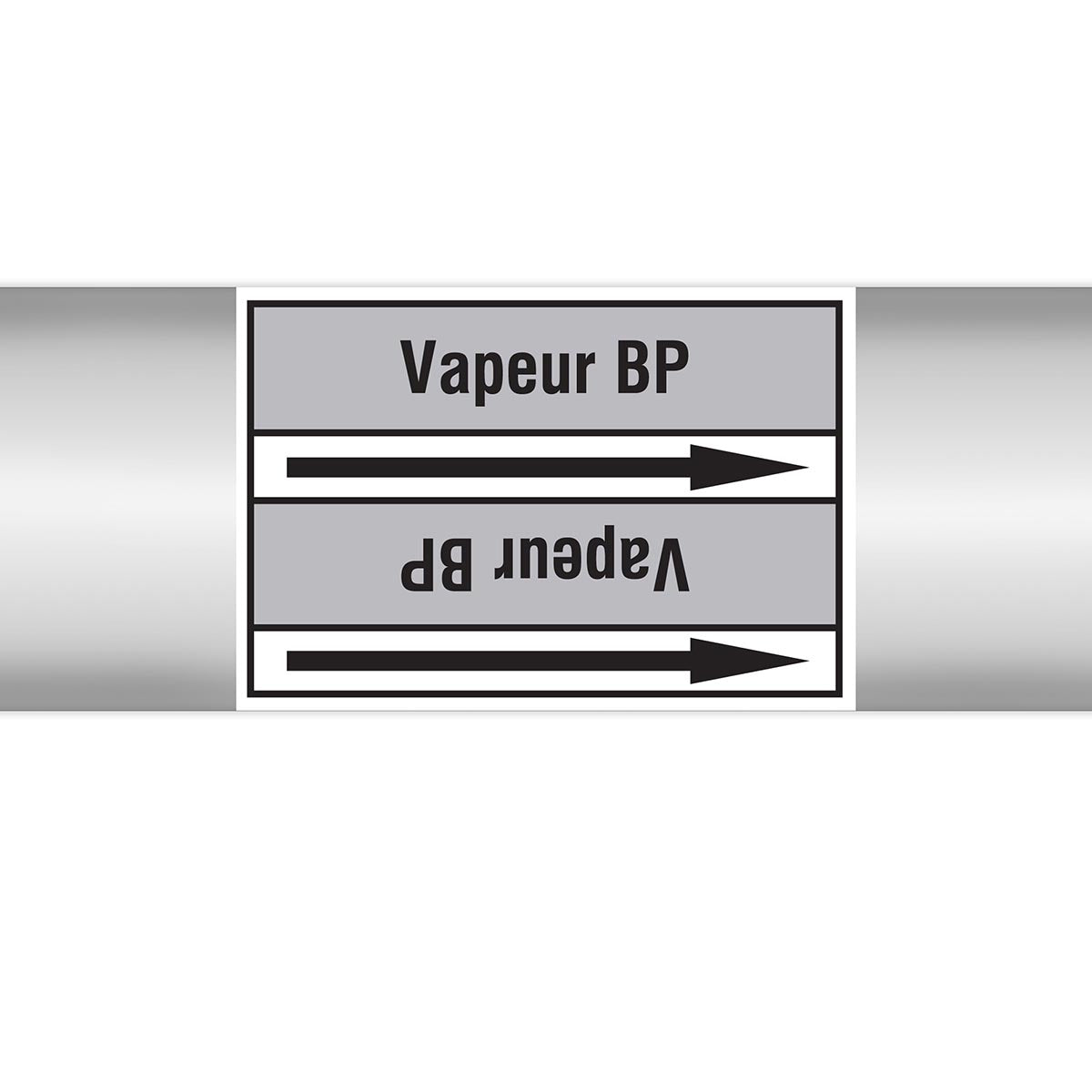 Marqueurs en rouleau continu, sans pictogramme - Vapeur BP (product francophone)