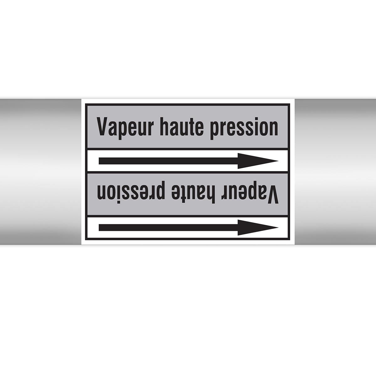 Marqueurs en rouleau continu, sans pictogramme - Vapeur haute pression (produit francophone)