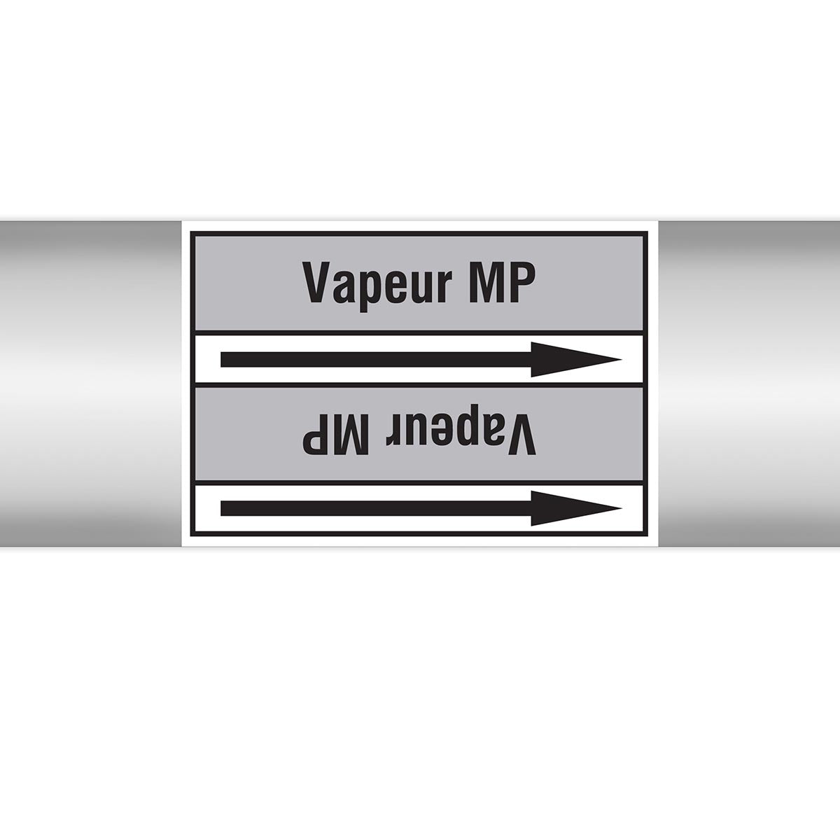 Marqueurs en rouleau continu, sans pictogramme - Vapeur MP (product francophone)