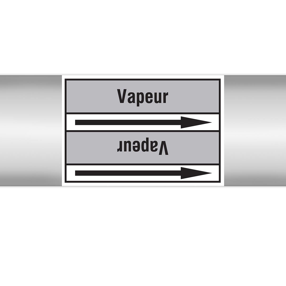 Marqueurs en rouleau continu, sans pictogramme - Vapeur (product francophone)