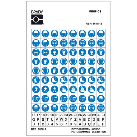 Safety Signs Minipiktogramme: Kombi-Karten - Mini 2: Gebotsschilder