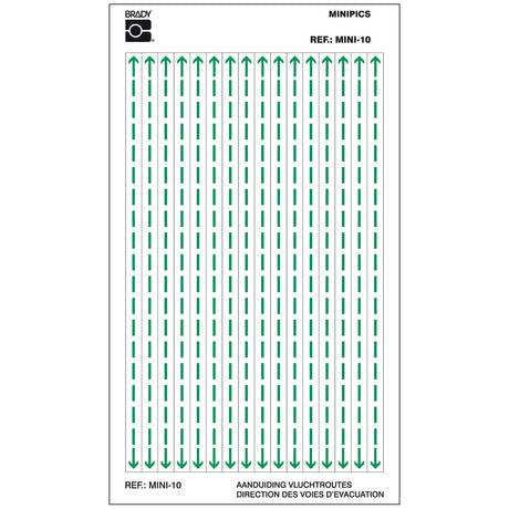 Safety Signs Minipiktogramme: Kombi-Karten - Mini 10: Pfeile
