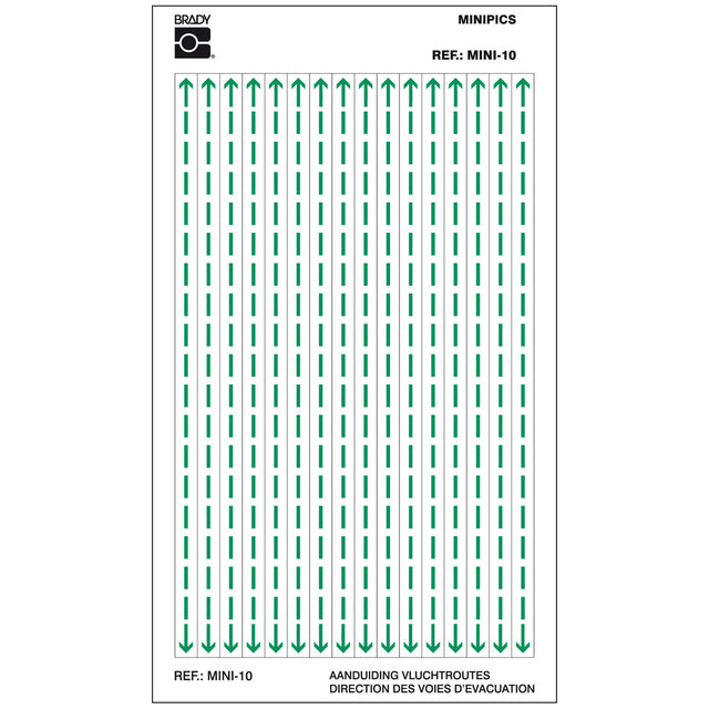Safety Signs Minipiktogramme: Kombi-Karten - Mini 10: Pfeile
