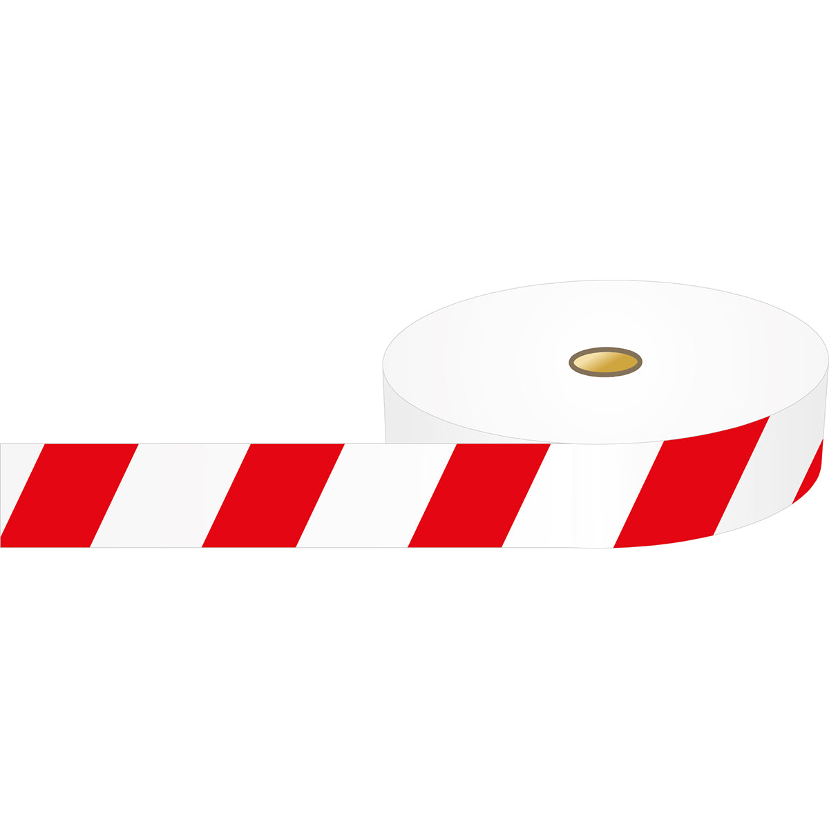 Absperrband, Rot/Weiß - 75 mm x 500 m - B-912