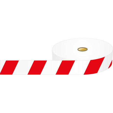 Absperrband, Rot/Weiß - 75 mm x 500 m - B-912
