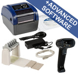 BBP12 Label Printer 300 dpi - EU with Roll Holder, Barcode Scanner and Brady Workstation Suite Scanning and Printing