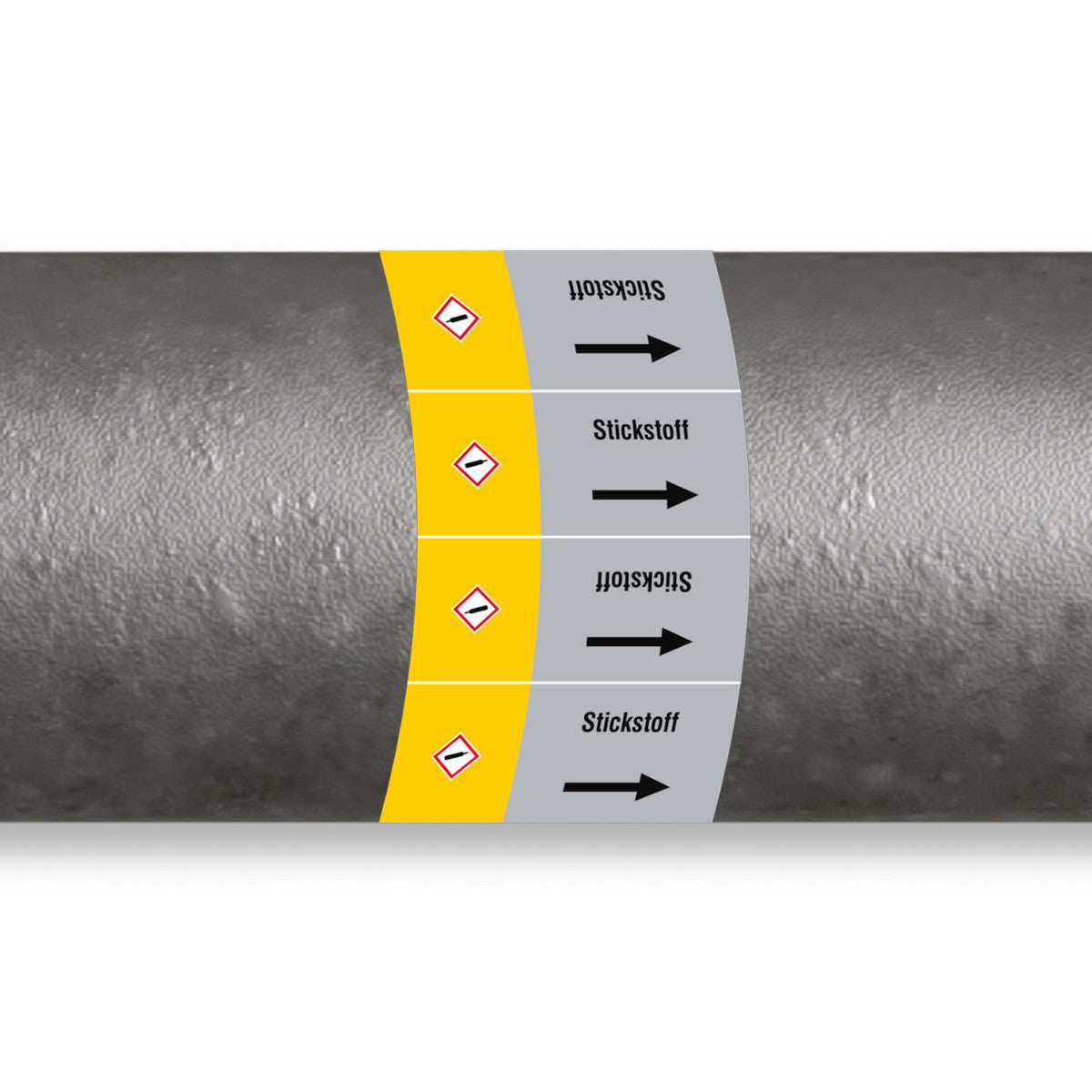 ISO 20560 Pipe Markers - Gas