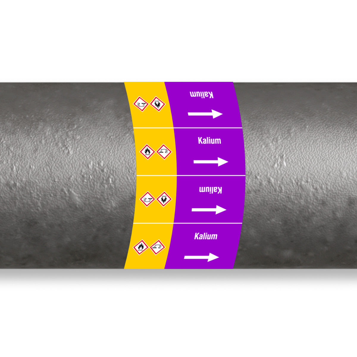 ISO 20560 Pipe markers - alkalis
