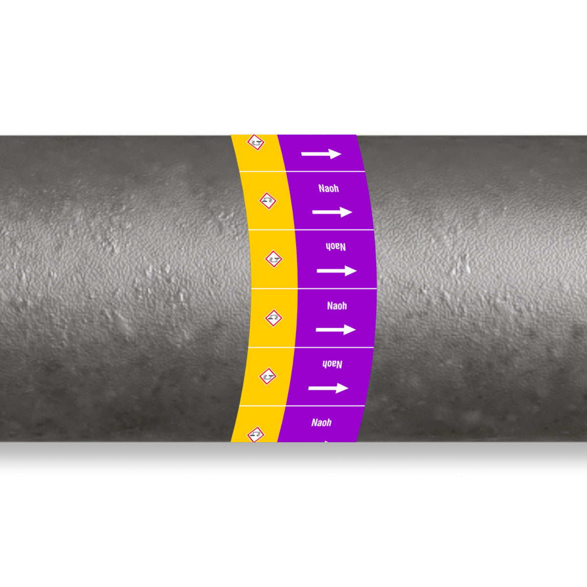 ISO 20560 Pipe markers - alkalis