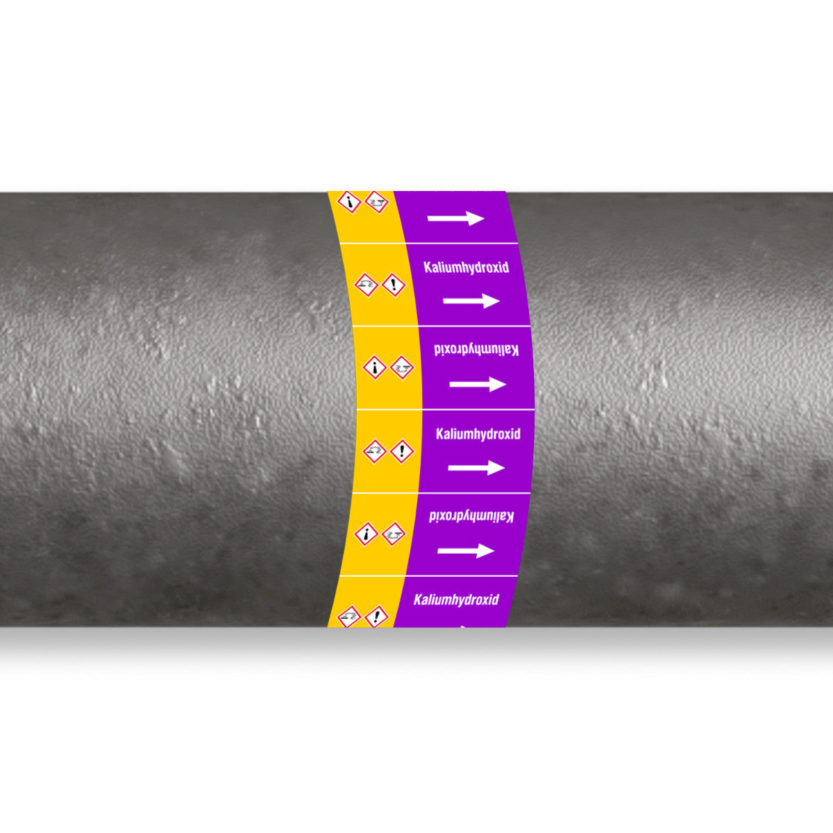 ISO 20560 Pipe markers - alkalis