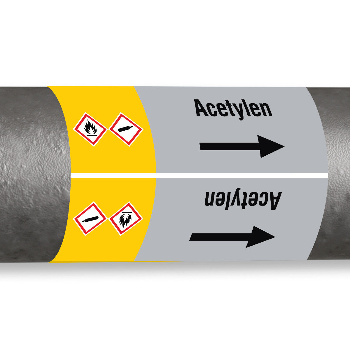 ISO 20560 Pipe Markers - Gas