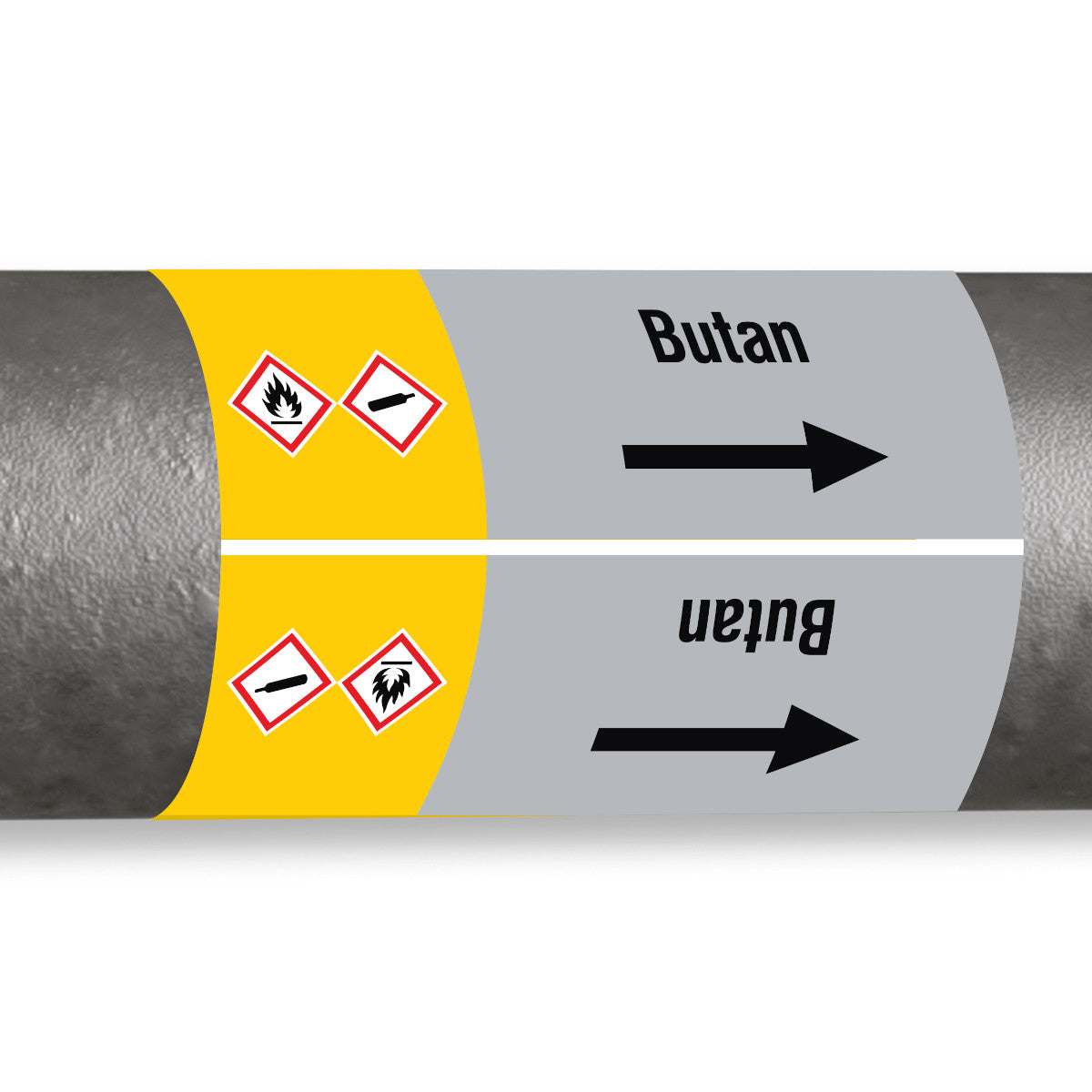 ISO 20560 Pipe Markers - Gas