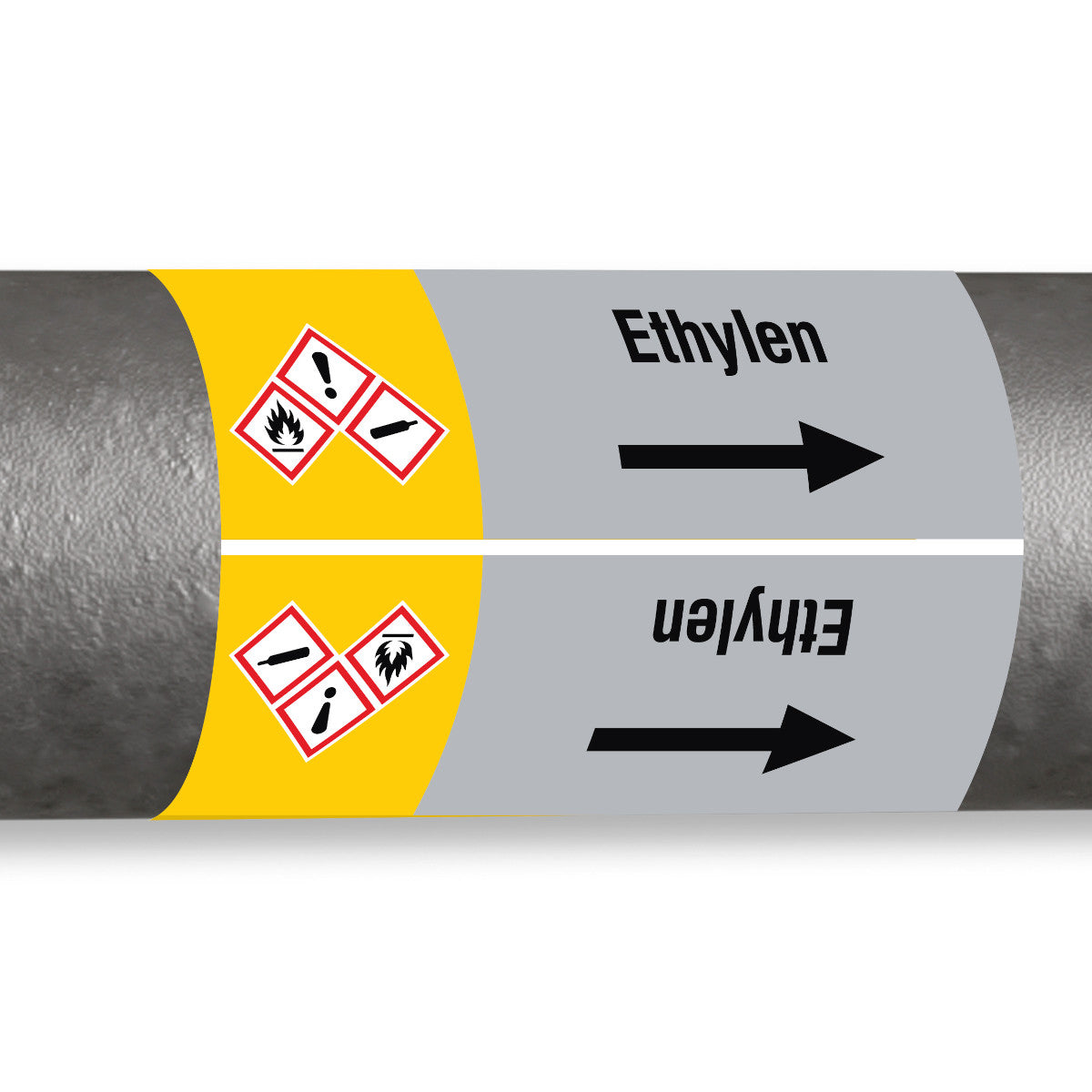 ISO 20560 Pipe Markers - Gas