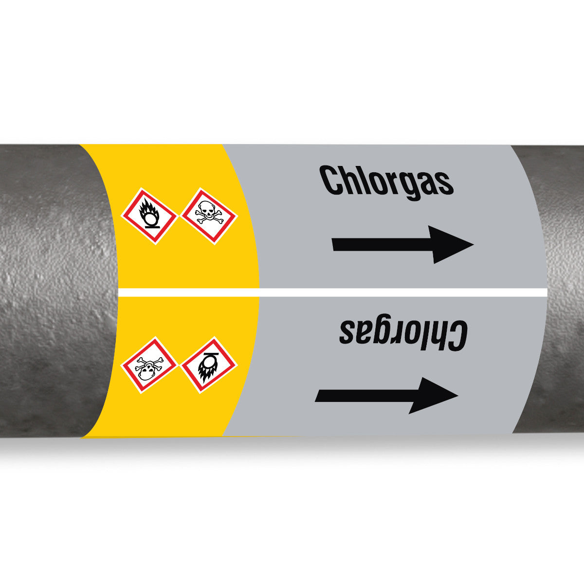 ISO 20560 Pipe Markers - Gas